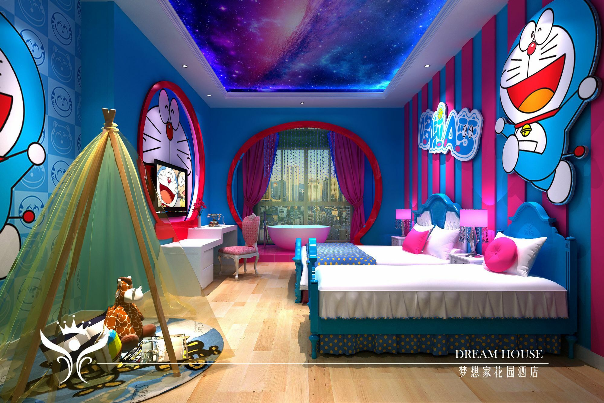 Dreamhouse Theme Hotel Šanghaj Exteriér fotografie